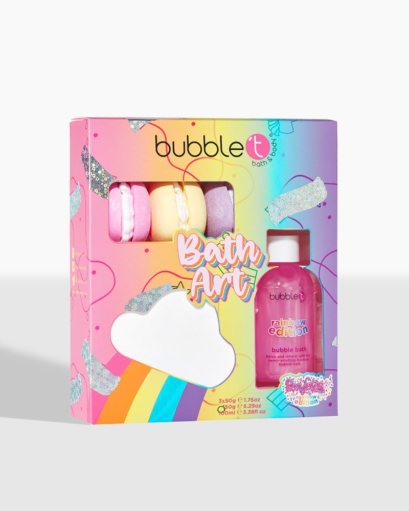 Coffret cadeau Nuage arc-en-ciel Bubble T Cosmetics