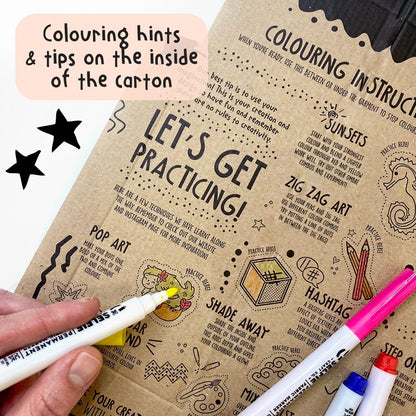 Pyjama à colorier aux couleurs de Footballeurs Selfie Craft Co