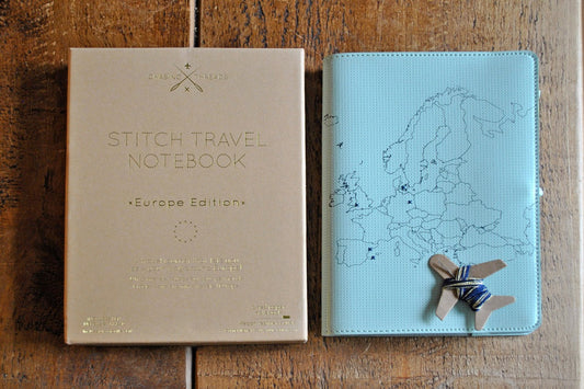 Carnet de Voyage Stitch Europe Menthe Chasing Threads Ltd