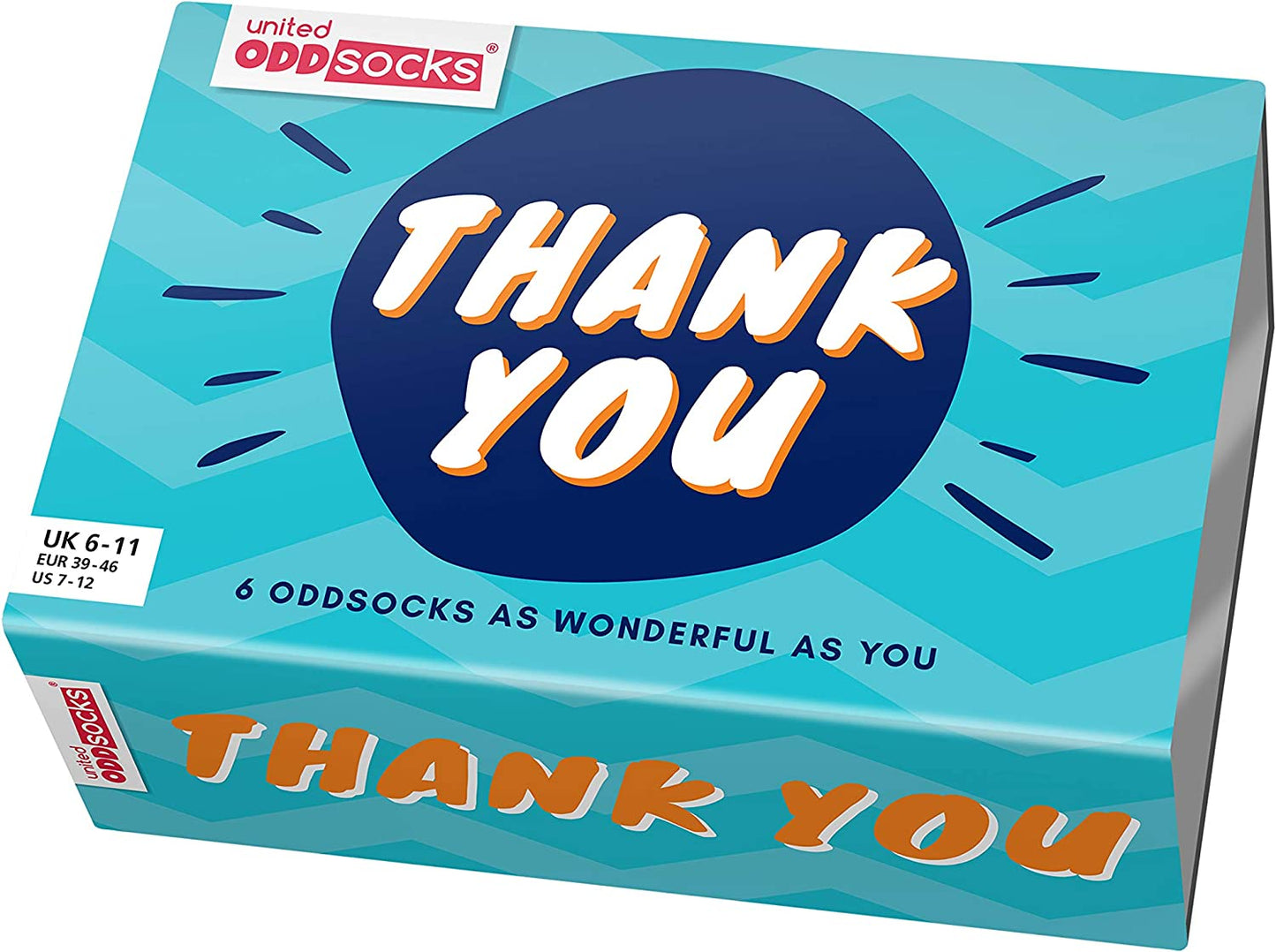 Chaussettes dépareillées - United Oddsocks Box Thank You United Oddsocks
