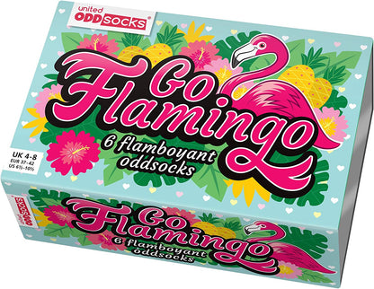 United Oddsocks Box Go Flamingo United Oddsocks