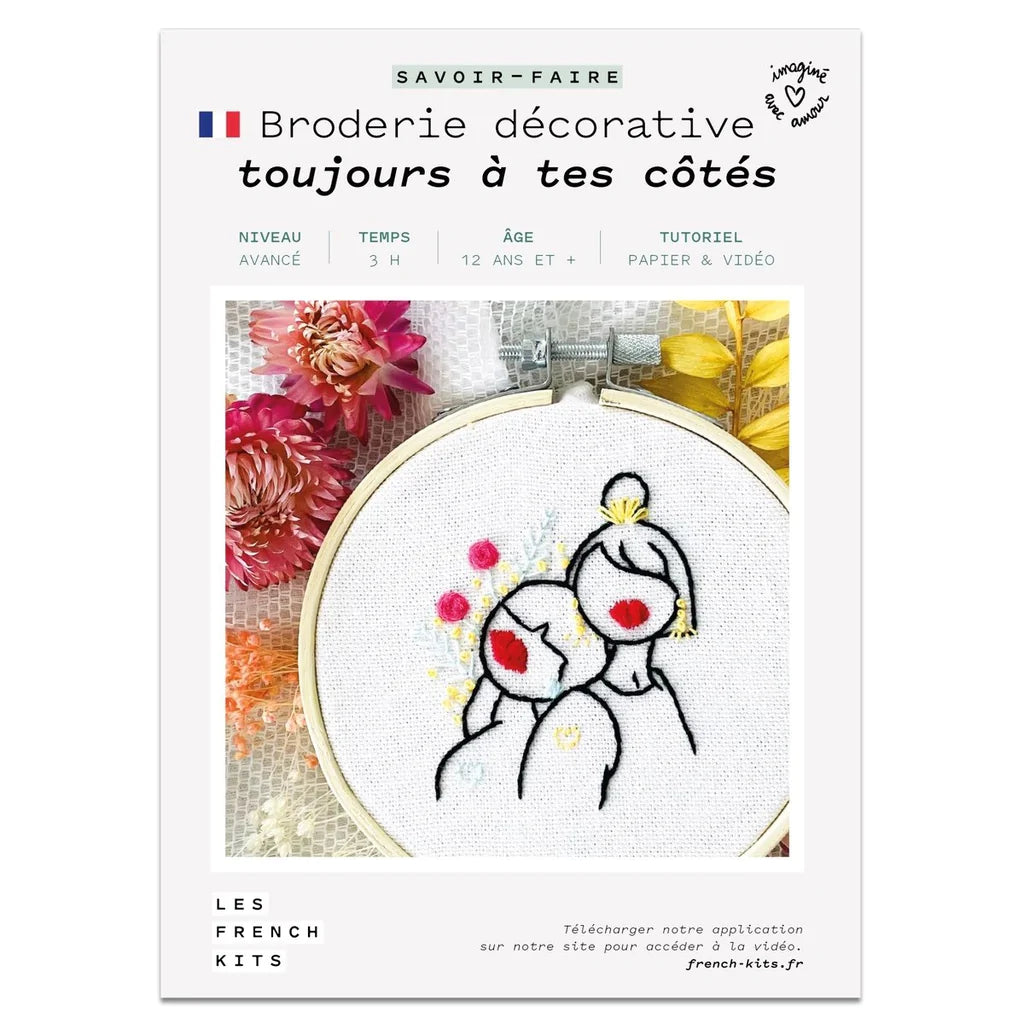 French'Kits - kit broderie débutant - Toujours à tes cotés French´Kits