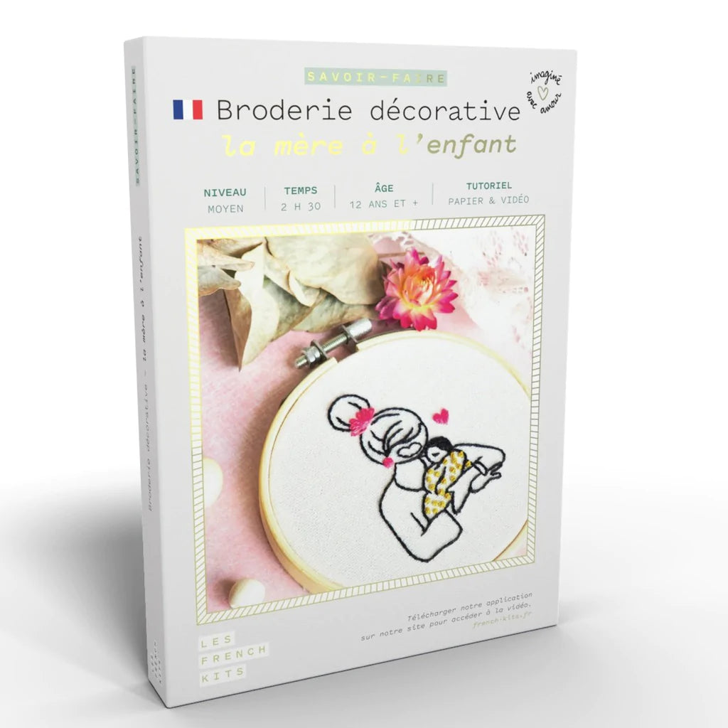 Kit Broderie débutant Femme & Enfant French'Kits French´Kits