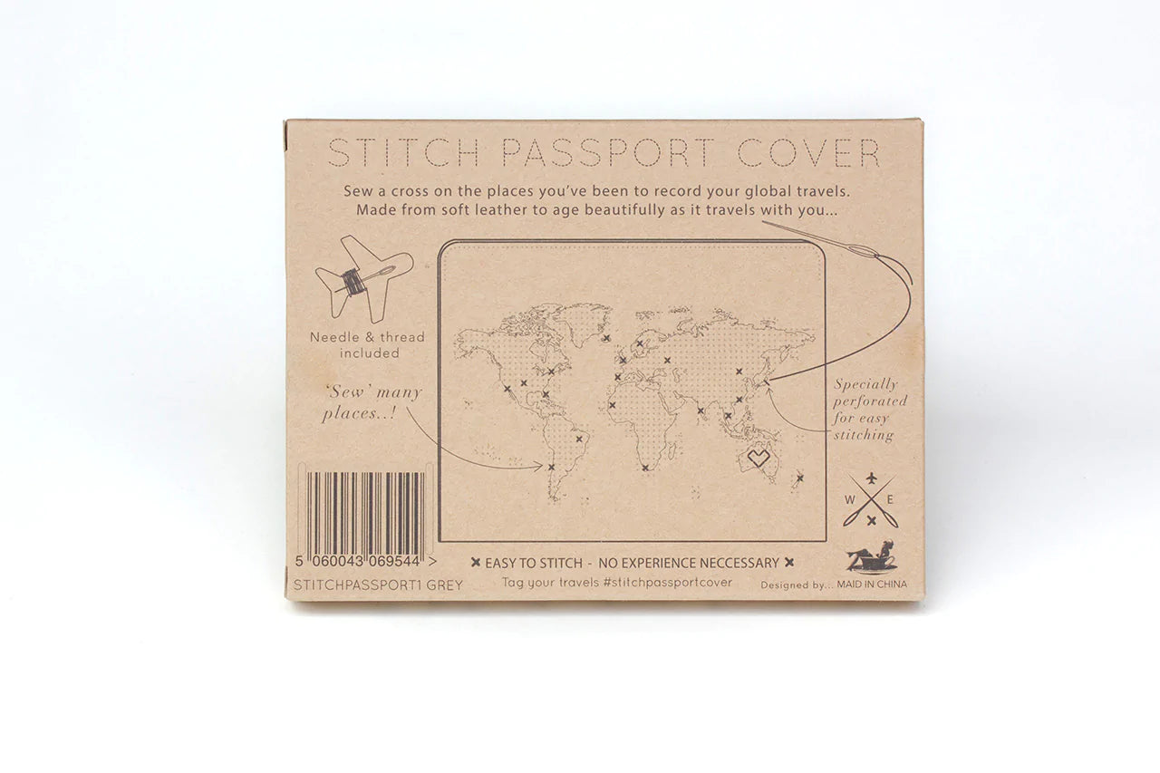 Protège Passeport Stitch - Menthe Chasing Threads Ltd