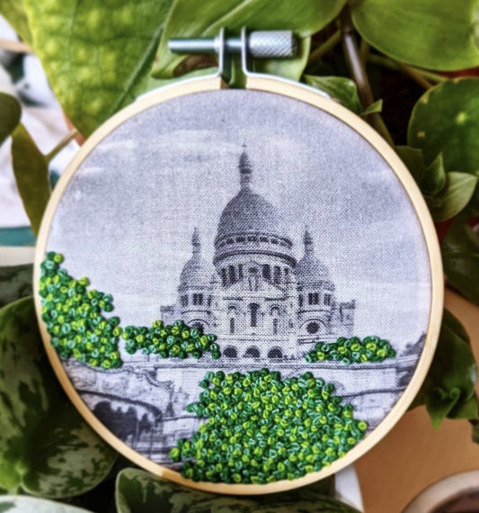 Montmartre - mini beginner embroidery kit