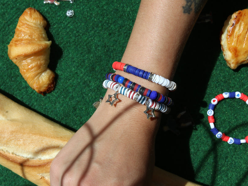 Kit perles heishi et de breloques, fabrication de bijoux - Paris LA PETITE EPICERIE