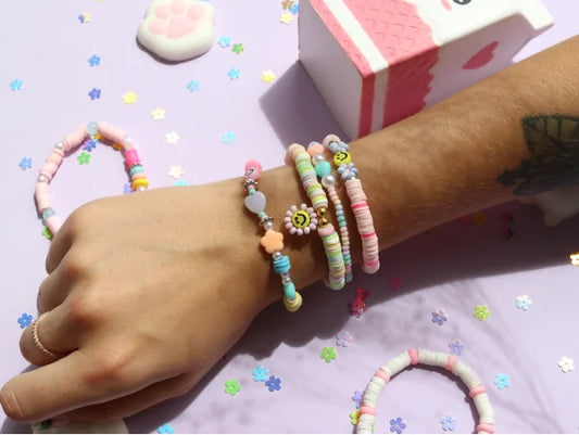 Kit bracelets en perles Heishi - Kits Bijoux