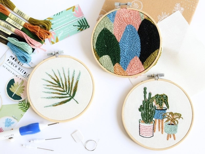 Cactus Punch Needle Kit