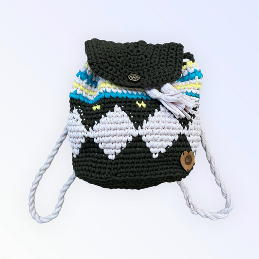 Handmade crochet backpack LORENA
